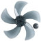 Agoky 14 Inches Aspas de Ventilador Palas de Ventilador Plástico de 5 Hojas Con/Sin Tuerca para Ventilador de Techo Ventilador de Pie Mesa Hojas Repuestos Ventilador Gris 12 Inch