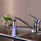 LED Lumière Embout Robinet D'eau 360 Evier Lavabo Cuisine Salle de Bains Sonde Température Mousseur Faucet Automatique de Couleur Trois-avec 3 modèles de couleur pour la cuisine et Bathroms