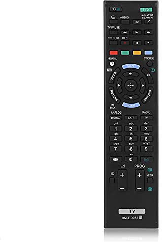 Kuuleyn Fernbedienung Ersatz, ABS Material Wearable Durable für TV RM-ED052/RM-ED050/RM-ED047/RM-ED053/RM-ED060