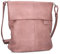 Zwei Damen Handtasche Mademoiselle.M M12 Umhängetasche 7 Liter Crossbody Bag, Schultertasche in DIN-A4-Größe, Schlüsselring, Geheimfach, inkl. extra kurzen abnehmbaren Schultergurt (blush)