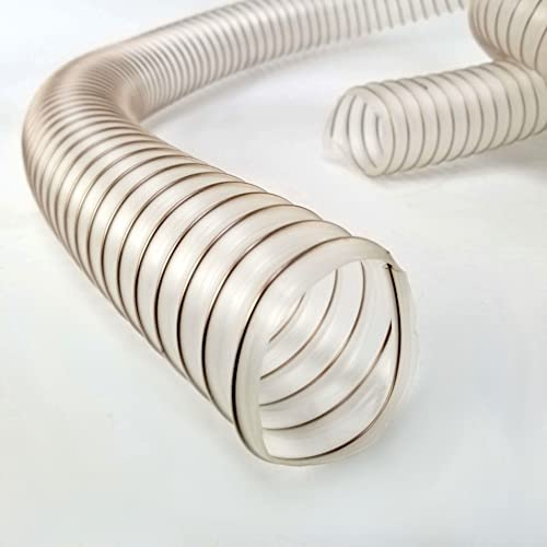 Absaugschlauch 63mm Länge 10m 0,4mm - Hochleistungs Spiralschlauch - leicht, flexibel, antistatisch