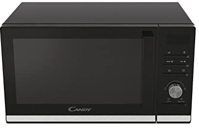 Candy Moderna Forno a Microonde 23 Litri, 900W, 40 Programmi Automatici, 6 Livelli di Potenza, Funzioni Defrost e Autoclean, App hOn, Libera Installazione, 38,9 x 38,9 x 28,1 cm, Nero - CMWA23TNDB