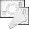 2 Piezas Tapete de Silicona para Hornear, Grande Tapete de Silicona de Horno, Tapete Silicona Antideslizante con Medida, Pastry Baking Mat, Alfombrilla de Reposteria para Pizzas, Fondant, Masa