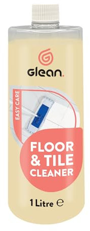 GLEAN Easy Care Floor & Tile Cleaner | 1 L | pH Neutral Multi-Surface Cleaning Solution | Cleans Ceramic, Porcelain, Manmade/Natural Stone, Laminate & Wood | Use Daily for Indoors & Outdoors