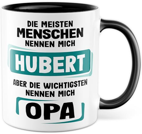 Opa Tasse personalisiert Großvater Kaffeetasse mit Wunschname Geschenk Opas Geschenkidee Großväter Enkel eigener Name Kaffee-Becher personalisieren