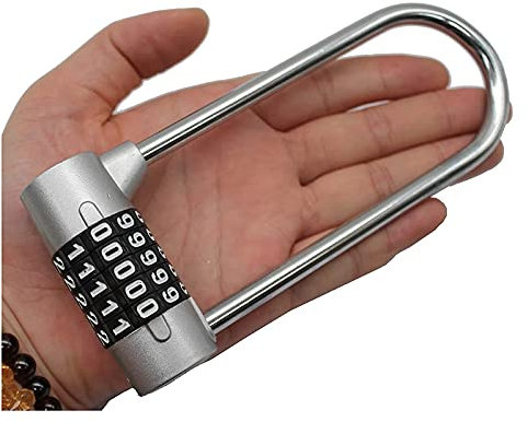 CASOTA Combination Lock Code Padlock,Padlock,Large Extension Beam Locker Padlock Gym Lock 5 Position Padlock Safety Padlock Padlock