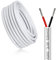30 Meter 20AWG 2x0,5mm² Elektrischer Kabel, 2 Adriges Kabel 5V/12V/24V/300V Weiß Verzinntes Kupferkabel, Flexibel und Weich Niedrige Impedanz Hohe Temperaturbeständigkeit Verlängerungskabel