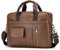 SPAHER Laptoptasche 14 Zoll Aktentasche Herren Business Tasche Arbeitstasche Herren Messenger Bag Echtleder Tasche Herren Umhängetasche Schultertasche Männer Geschenk für Männer