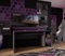 FORTE TEZAUR Schreibtisch 160, Schwarzer Schreibtisch R, Modernes Home Office, Büro, Jugendzimmer, Gamgingzimmer, Computertisch, Holzwerkstoff, Schwarz, 160 cm breit x 94 cm hoch x 69 cm tief