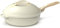 COOKUT - La Fabuleuse poêle 8 en 1 - PETIT MODELE 24 cm – Un seul ustensile qui remplace poêle, casserole, sauteuse, cocotte - 2 poignées amovibles, panier vapeur/friture, spatule en bois - MERINGUE