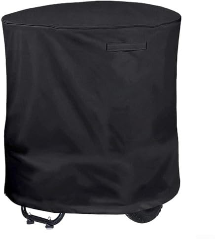 BlissfulAbode Wasserdichte Abdeckung für Holzhäcksler Shredder Mulcher schützt vor UV-Strahlen, Schmutz und industriellen Schadstoffen das ganze Jahr über (schwarz)