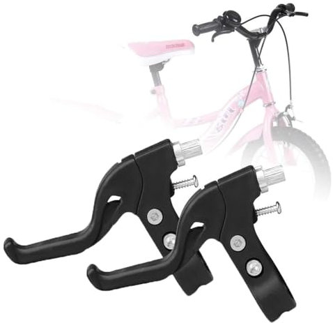 CUEMOON 1 Paar Bremshebel Kind Fahrrad, Kinder Fahrrad Lenker Bremsen, Verstellbarer Fahrradbremshebel, Fahrrad Handgriff Bremse, Universal Fahrrad Bremsgriff