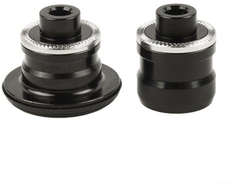 Honseadek Kit adattatore per mozzo per bicicletta, convertitore da QR a perno passante, anteriore 9-15 mm, posteriore 10-12 mm, accessorio per ciclismo in lega di alluminio (12S x 135 mm)