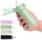 Risipu Small Water Bottle 150ml with Straw – Mini Thermos Flask for Hot and Cold Drinks, One-Hand Open, Leak-Proof Lid, Stainless Steel, Portable for Coffee, Milk, Juice (Green)