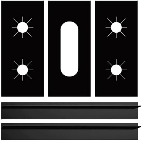 Effizienter Hitzebeständiger Kochfeld Protektor Für 5 Brenner Gasherd Schutzkissen Küchenbereiche Wache