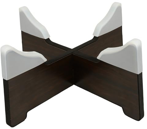 Klappbarer Zungentrommelständer für Handpan und Trommel | Stabile Halterung, Einfache Montage und Demontage, zum Aufbewahren und Präsentieren, mit Silikon Zufällige Farbe