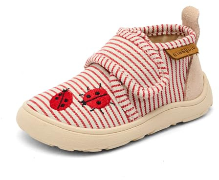Bisgaard Unisex Kinder Barefoot Basic Sneaker, Lady Bugs, 20 EU Weit