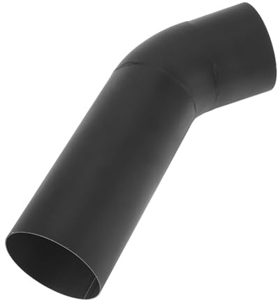 HEROFFIX 3 OD 45 Grad Mandrel Bogen Ellbogen 1 Stück Sandstrahlen | T304 Edelstahl, Schwarz, 0,05 Wandstärke, Für Auspuffanlage Und Rohrverbindungen, Doppelter Flachkopf