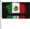 Exteriores Banderas De Terraza 90X150Cm México Vintage Mexicano Mex Bandera Personalizada Resistente A La Intemperie Banderas Del Patio Para Césped, Hogar, Balcón