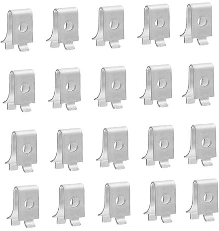 LOORGVEL 20 Stück Teiliges Verstellbarer Regalträger Stabile Wandmontage für Schränke Garagen und Werkstätten für Einlegeböden