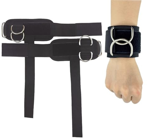 2 Stück Handgelenkgurte Zum Gewichtheben,Zughilfen Krafttraining,Mit D-Ring Lifting Straps,Handgelenk Gewichte,Griffhilfen Kraftsport Gym Für Langhanteln Gewichtheben Bodybuilding Und Krafttraining