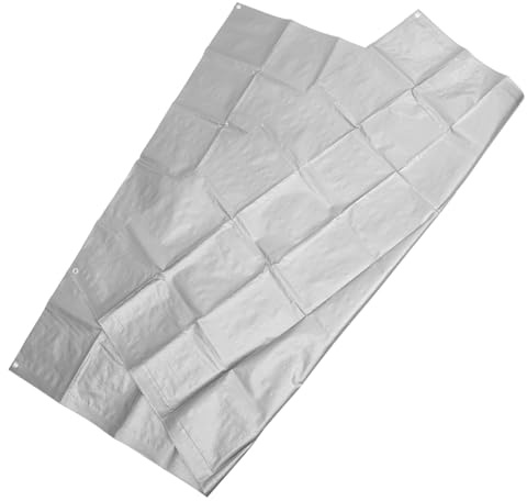 CLISPEED Transparent Tarpaulin Cover PE Material Rainproof Protective Tarp for Outdoor Use Balcony Windshield Garden Furniture Sunshade