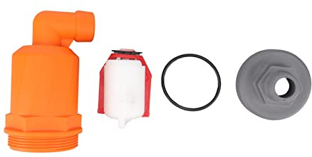 Automatisches Entlüftungsventil, hohe Härte, große Durchflussrate, PP-Abluftventil, Oben G1/2, unten G1, für Wohn-, Bürogebäude, Industriesysteme (Compound Typ 6632B PP)