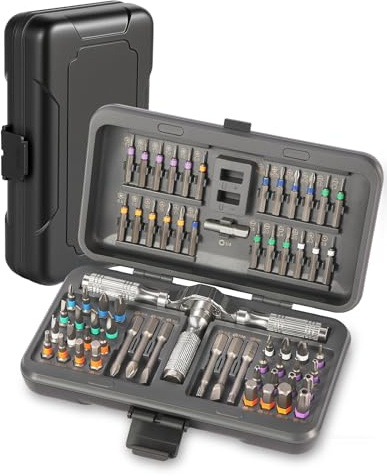 66 in 1 Magnetic Screwdriver Set, Ratchet Screwdriver Set, DIY Combination Flexible Shaft, Fathers Day Dad Gifts, Suitable for Furniture Assembly, Precision Electrical Appliance Repair, Bicycle Tools