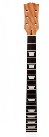 Xgdsnly Les-Paul-Gitarrenhals zweifach verstellbarer Halsspannstab LP Gitarrenhals abgerundete Bundenden Palisander Griffbrett