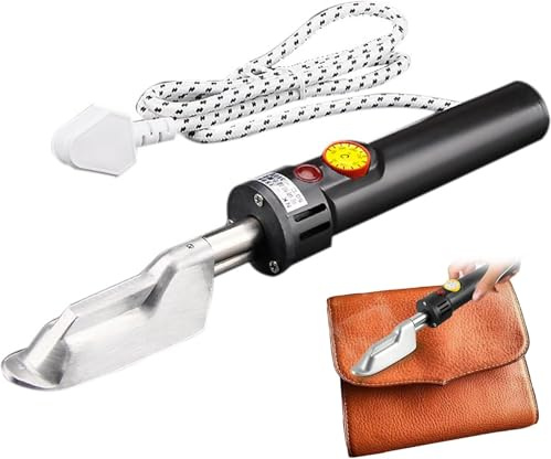 Crafts Quilting Small Iron for Leather Repair, Crease Removal, Shoes, Bags, Digital Display Adjustable 50-350℃
