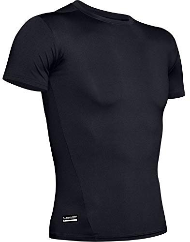 Under Armour Men TAC HeatGear COMP T, Cooling and breathable running shirt for men, athletic t shirt with anti-odour material