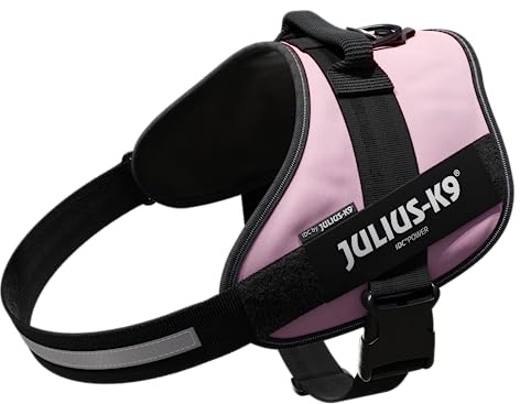Julius K9 16IDC-PN-4 IDC-Powergeschirr mit Logofeld, Gr. 4, pink