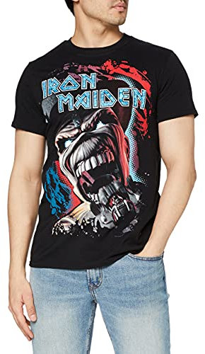 Iron Maiden Herren Wildest Dream Vortex T-Shirt, Schwarz, S
