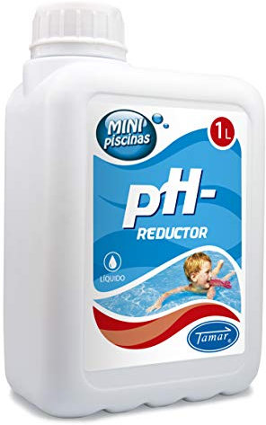 Tamar Reductor de pH Especial para Mini Piscinas, regulador de pH 1 Litro
