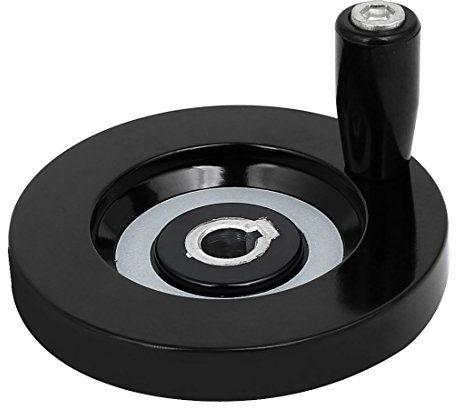 sourcing map Hand Rad 10mm bohren 80mm Außen Dmr drehend Griff Drehbank Maschine Instrument de