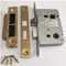 63mm (2 1/2) Mortice Bathroom Lock/Toilet/WC Lock c/w Brass Forend