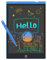GUYUCOM LCD Writing Tablet 12 Inch, Doodle Pads for Kids, Big Size Colorful Bright Lines Drawing Tablet for Kids, Great Learning Toys and Gifts for Boys Girls (Blue)