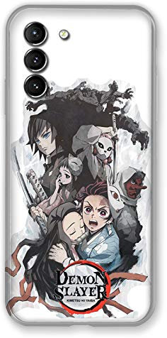 Manga Demon Slayer Hülle für Samsung Galaxy S21 Weiß