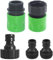 Skystuff Garden Hose Connector Kit with 3/4 Female Thread, 3/4 Male Connector, Tap Connector and 2 Pieces Male Thread Adapter for Garden, Home, Outdoor