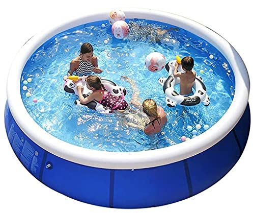 GJXJY Piscina Gonfiabile Rotonda Bambini Adulti,Vasca da Bagno Gonfiabile,Piscina Gonfiabile per Bambini da Giardino, per Giardino nel Cortile Esterno180 × 180 × 73 cm
