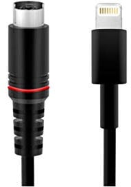 IK Multimedia - Cable Lightning a mini-DIN con carga