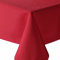 Tischdecke | Rot - Eckig - 110x160cm | Gartentischdecke | Outdoor-Decke | Lotus-Effekt | Leinen-Optik | Schmutzabweisend
