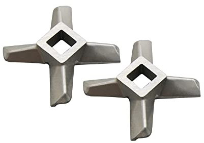 PAIHUIART Zubehör 2 Stück Fleischwolf Ersatzteile 8# Ersatz Fleischwolf Klinge kompatibel mit Bosch MFW66020 67440 67450 67600 68600 68640 68660 68680 (Farbe: Russisch Farbe Ederation)