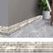 Oniissy 2.3M 3D goffrato autoadesivo parete linea di rivestimento, battiscopa bordo, adesivo wallstick decorazione, casa ufficio fai da te decorazione