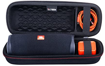 L LTGEM Hard Case for JBL FLIP 6, FLIP 5 Speaker - Portable Travel Bag (Case Only) - Black