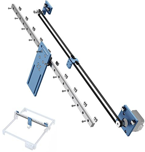 SCULPFUN S9 machine de gravure laser de la Kit de mise à niveau de l'axe X, précision de qualité industrielle, pour SCULPFUN S9, machine de gravure de profilés en aluminium à rainure en V à 45°