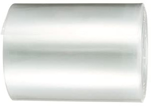 Rebower Tubo Termorestringente Sottile PVC Batteria Avvolto, per Electtrico 18650, Fai-da-Te Batteria Pacchetto - 106mm Piatto 5M Lungo/Trasparente / 1Pz