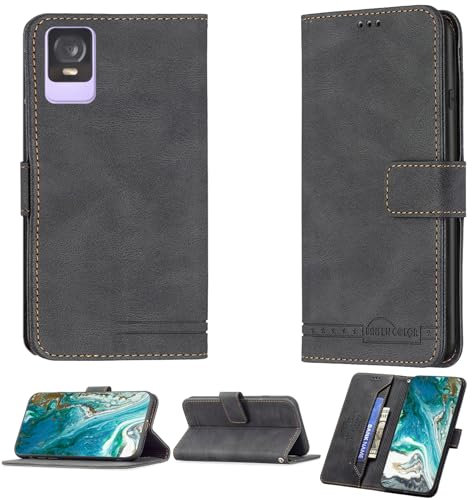 bojioderf Coque pour Qilive Smartphone 6 4g Q2-23 Coque Compatible avec Qilive Smartphone 6 4g Q2-23 Coque Étui Housse Case Support BF09 Black