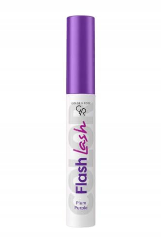 Golden Rose Flash Lash Mascara impermeabile colorato 07 prugna viola