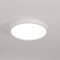 LIGKIN LED Deckenleuchte Moderne 16W Ultradünne Deckenlampe Rund Ø23cm Weißlicht 6500K LED-Deckenleuchten Innen für Bad Küche Flur, Weiß